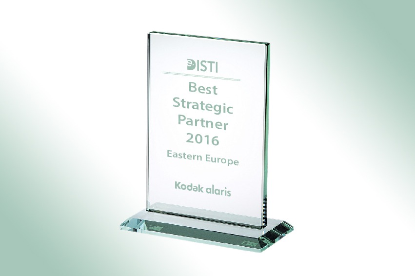 e-DISTI prejel nagrado Kodak Alaris-a za najboljšega strateškega partnerja v Vzhodni Evropi