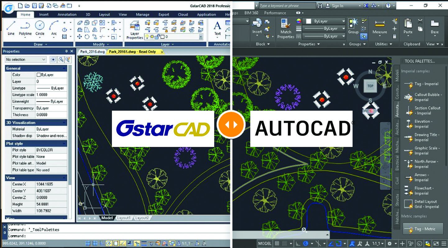 AutoCAD vs GstarCAD