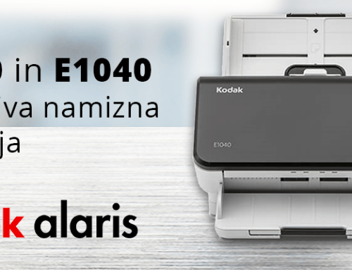 Kodak Alaris predstavlja E1030 in E1040 – zmogljiva namizna skenerja